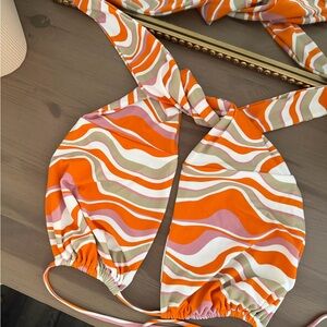 Show Me Your MuMu Colorful Swirl Halter Top - XXL